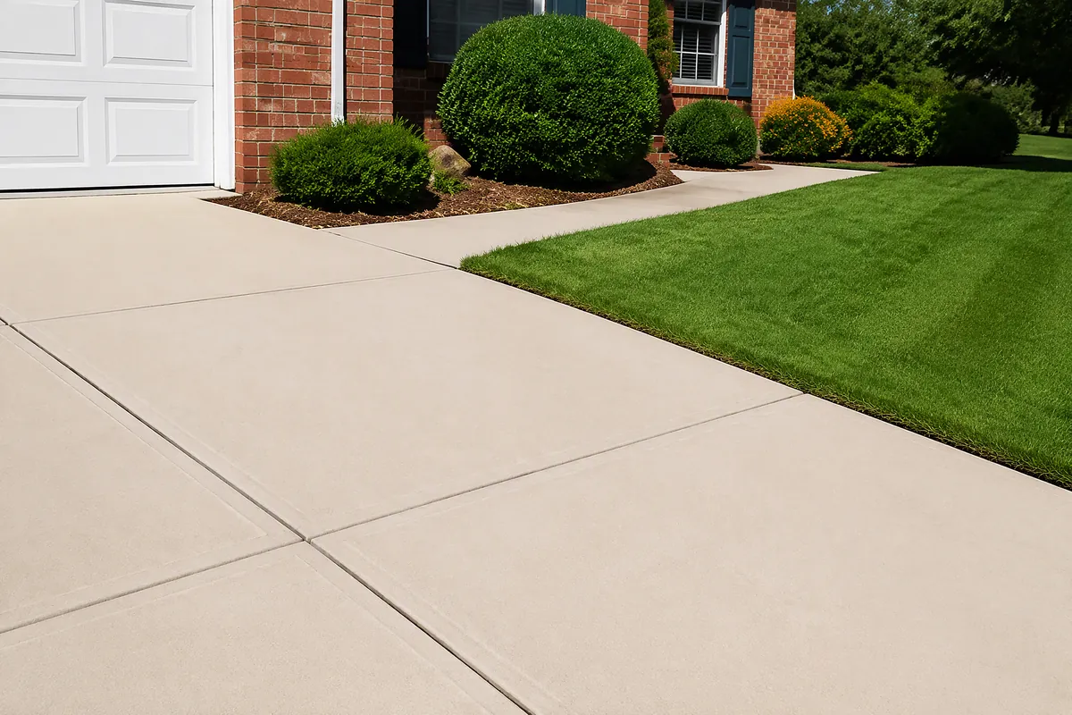 Illustration: Clean driveway